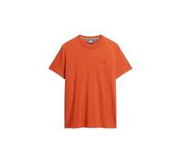 Superdry - Men's Slim T-Shirt with Logo Embroidery, Orange, S