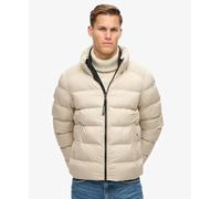 Superdry for man. M5011912A Sports Quilted Jacket beige (M), Casual, Recycled Polister