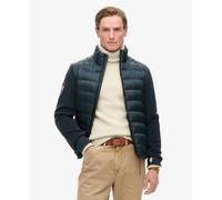 Superdry Storm Fleece Hybrid Bomber Jacket Blue,Black XL Men