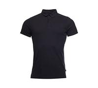 Superdry Men's Studios Jersey Polo Short Sleeve T-Shirt, Black, L
