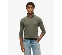 Superdry Studios Jersey Long Sleeve Polo Grey XL Man