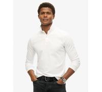 Superdry Studios Jersey Long Sleeve Polo White S Men