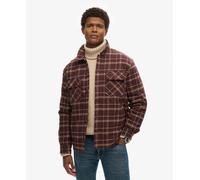Superdry Surplus Check Overshirt Brown XL Men