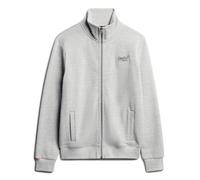 Superdry Men's Sweat Jacket - Essential Logo Track Top, Stand Collar, Logo