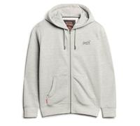 Superdry Men's Sweat Jacket - Essential Logo Zip Hoodie, Hood, Plain