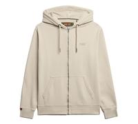 Superdry Men's Sweat Jacket - Essential Logo Zip Hoodie, Hood, Plain