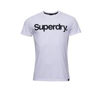 Superdry Men's T-Shirt - CL Tee, Logo, Round Neck, Plain