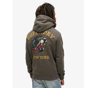 Superdry Mens Tattoo Back Graphic Loose Hoodie