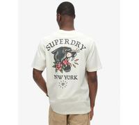 Superdry Mens Tattoo Back Graphic Loose T-Shirt