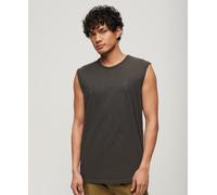 Superdry Tattoo Graphic Sleeveless T-shirt Brown M Men