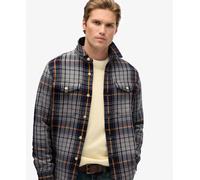 Superdry Merchant Heavy Long Sleeve Shirt Grey L Men