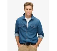 Superdry Merchant Indigo Overshirt Blue 2XL Men