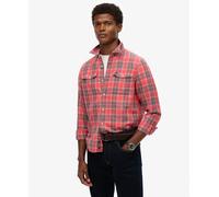 Superdry Mens The Merchant Store - Linen Check Shirt