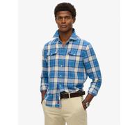 Superdry Mens The Merchant Store - Linen Check Shirt