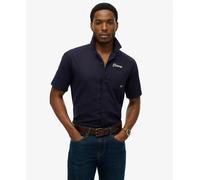 Superdry Merchant Resort Short Sleeve Shirt Blue S Men