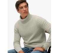 Roll neck jumper Superdry Merchant Beige 2XL