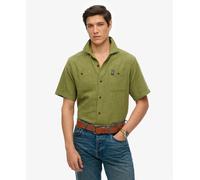 Superdry Mens The Merchant Store - Short Sleeve Textured Shirt