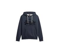 Superdry Men's Tonal VL Hoodie Sports, Bright Blue Marl, S