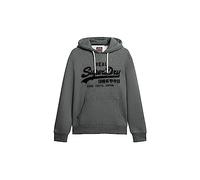 Superdry Men's Tonal Vl Hoodie Sweatshirt, Grey, XXL