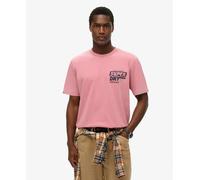 Superdry Trade Tools Loose Short Sleeve T-shirt Pink L Men