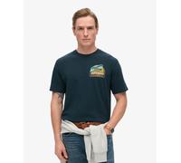 Superdry Mens Travel Postcard Chest Print T-Shirt