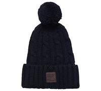 Superdry Men's Trawler Cable Beanie Hat, Eclipse Navy, One Size