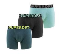 Superdry M3110476a Boxers 3 Units Green,Black S Men