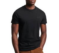 Superdry Mens TShirt Vintage Logo Embroidered Short Sleeve Crew Neck Black