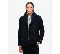 Superdry Mens Two In One Wool Pea Coat