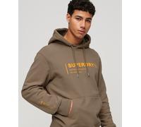 Superdry Mens Utility Sport Logo Loose Hoodie Size S