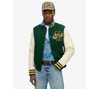 Superdry Mens Varsity Wool Bomber Jacket