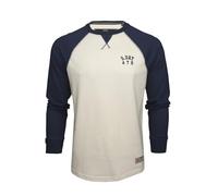 Superdry Mens 'Vintage Athletic Baseball Top' Long Sleeve T-Shirt | 100% Cotton | 220gsm Jersey | Raglan Sleeves | Embroidered Chest Design | Ribbed Crew Neck
