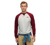 Superdry Mens 'Vintage Athletic Baseball Top' Long Sleeve T-Shirt | 100% Cotton | 220gsm Jersey | Raglan Sleeves | Embroidered Chest Design | Ribbed Crew Neck