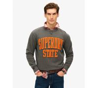 Superdry for man. M2013834A Vintage Athletic Crew Sweatshirt grey (XL), Casual, Cotton