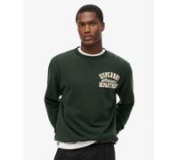 Superdry Vintage Athletic Sweatshirt Green XL Man