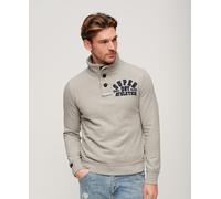 Superdry Mens Vintage Athletic Half Button Jumper