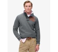 Superdry Mens Vintage Athletic Half Button Sweatshirt