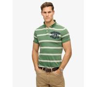 Superdry Vintage Athletic Short Sleeve Polo Green L Man