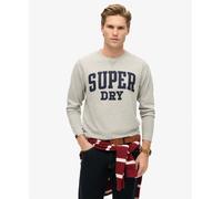 Superdry Vintage Athletic Long Sleeve T-shirt Grey M Man