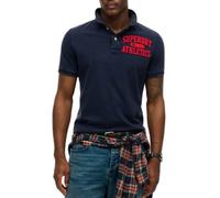 Superdry Vintage Athletic Short Sleeve Polo Blue M Man