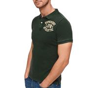 Superdry Mens Vintage Athletic Polo Shirt Enamel Green