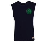 Superdry Mens Vintage Athletic Vest Vest, Rich Navy, X-Large