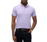 Superdry Mens Vintage Destroy Polo Light Lavender