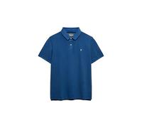 Superdry Vintage Destroy Short Sleeve Polo Blue M Men
