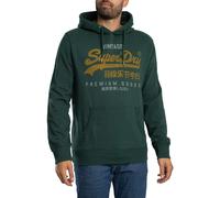 Superdry Vl Duo Classic Hoodie Green S Men