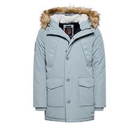Superdry Men's VINTAGE EVEREST PARKA A4 - Padded, Skylark,