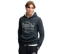 Superdry Vintage Logo Classic Pullover Hoodie, Eclipse Navy - L