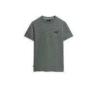 Superdry Men's Vintage Logo Emb Tee T-Shirt, Asphalt Grey, S