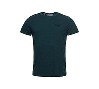 Superdry Mens Vintage Logo Embroidered T-shirt - Buck Green Marl