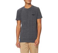 Superdry Men's Vintage Logo Emb Tee T-Shirt, Charcoal Heather, XXL